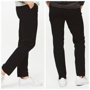 FORAY GOLF Women's Black Core Original Slim Straight Activewear Pants Size 2